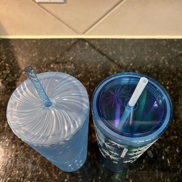 Starbucks winter Blue Tumblers - Picture 2 of 4